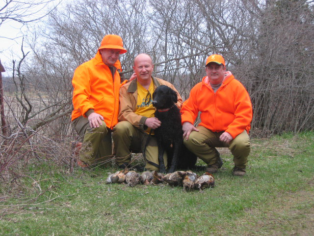 Ciceron family hunt at Ruffwood Game Farm