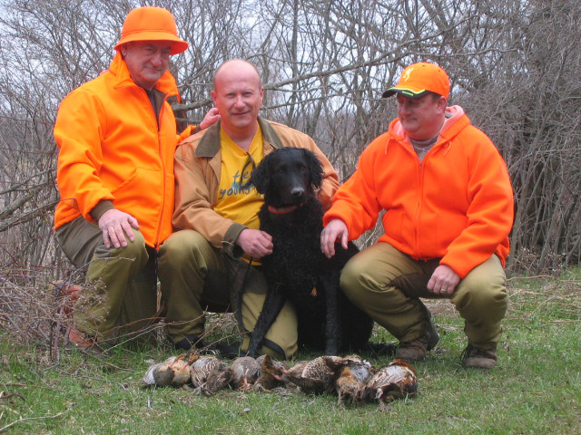 Ciceron family hunt at Ruffwood Game Farm