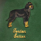 Gordon Setter embroidery